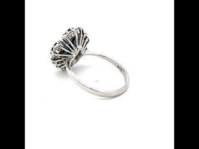 18ct Gold Sapp/Dia Ring N.V. £3400