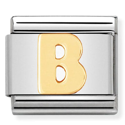 Classic Gold Letter B Charm