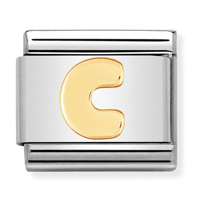 Classic Gold Letter C Charm