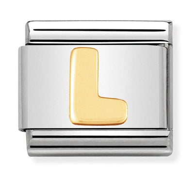 Classic Gold Letter L Charm