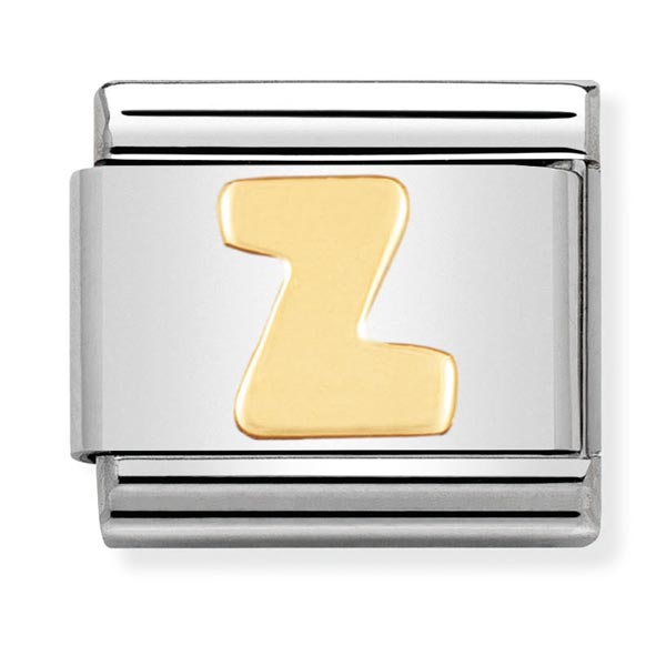 Classic Gold Letter Z Charm