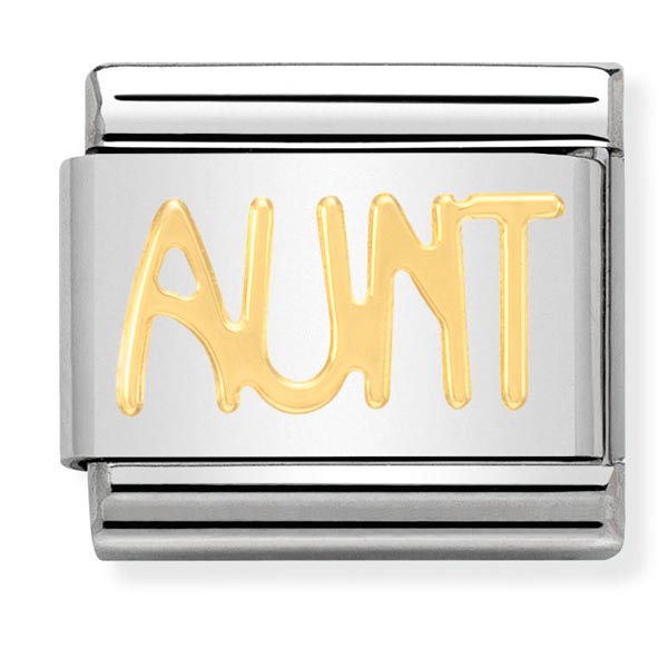 Classic Gold Aunt Charm