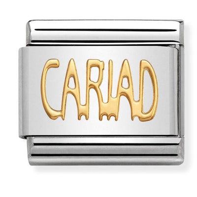 Classic Gold Cariad Charm