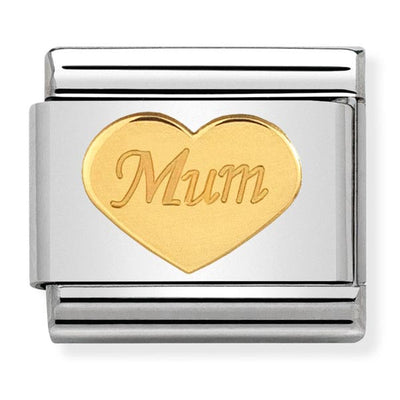 Classic Gold Mum Charm