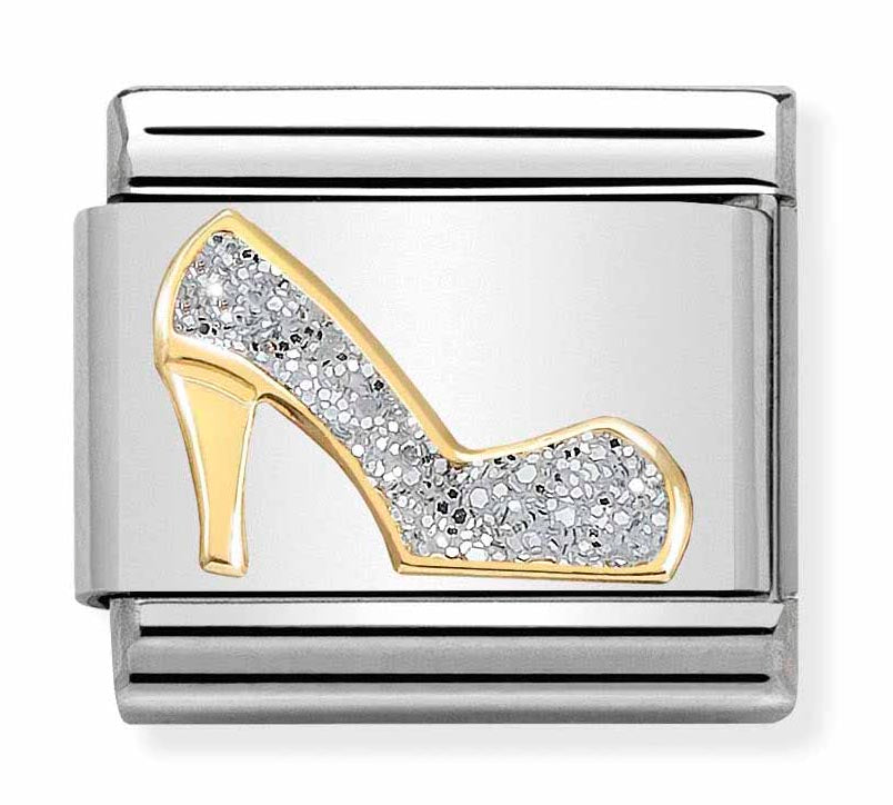 Classic Gold Glitter Stiletto Charm