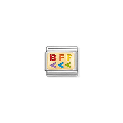 Classic Gold Rainbow BFF Charm