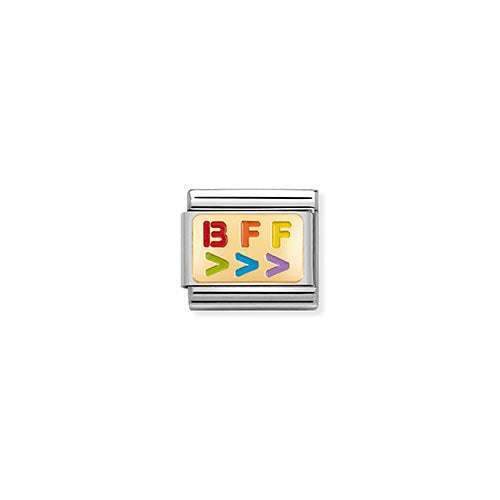 Classic Gold Rainbow BFF Charm