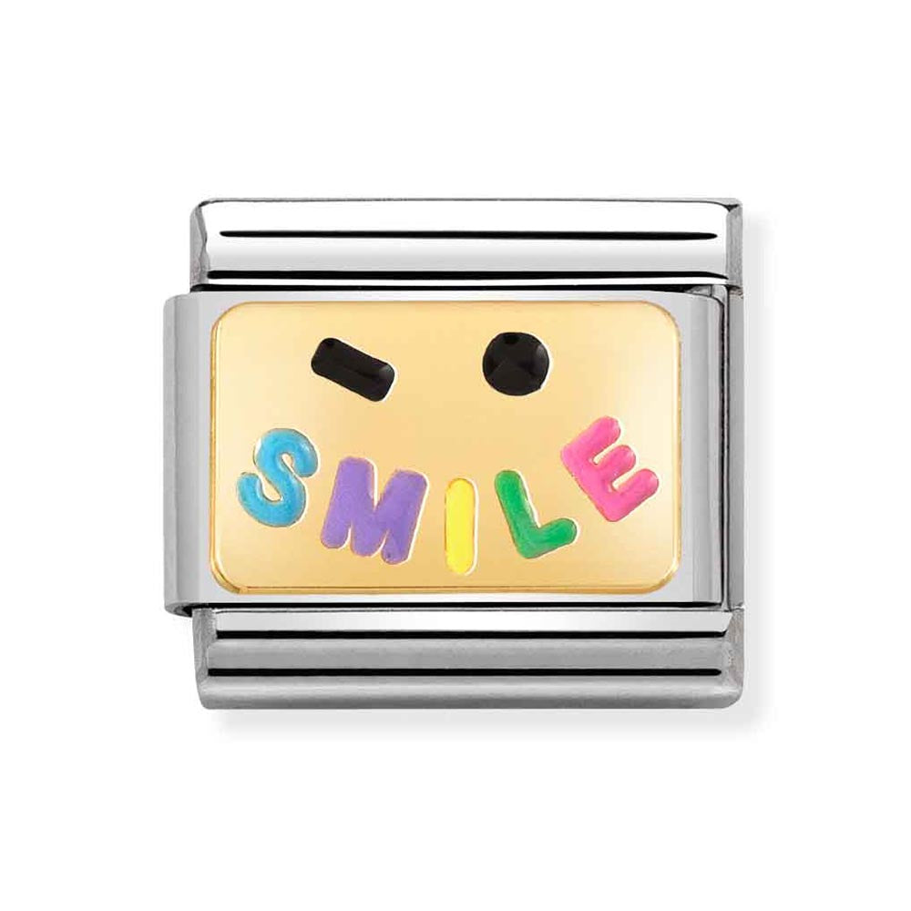Classic Gold Smile Charm