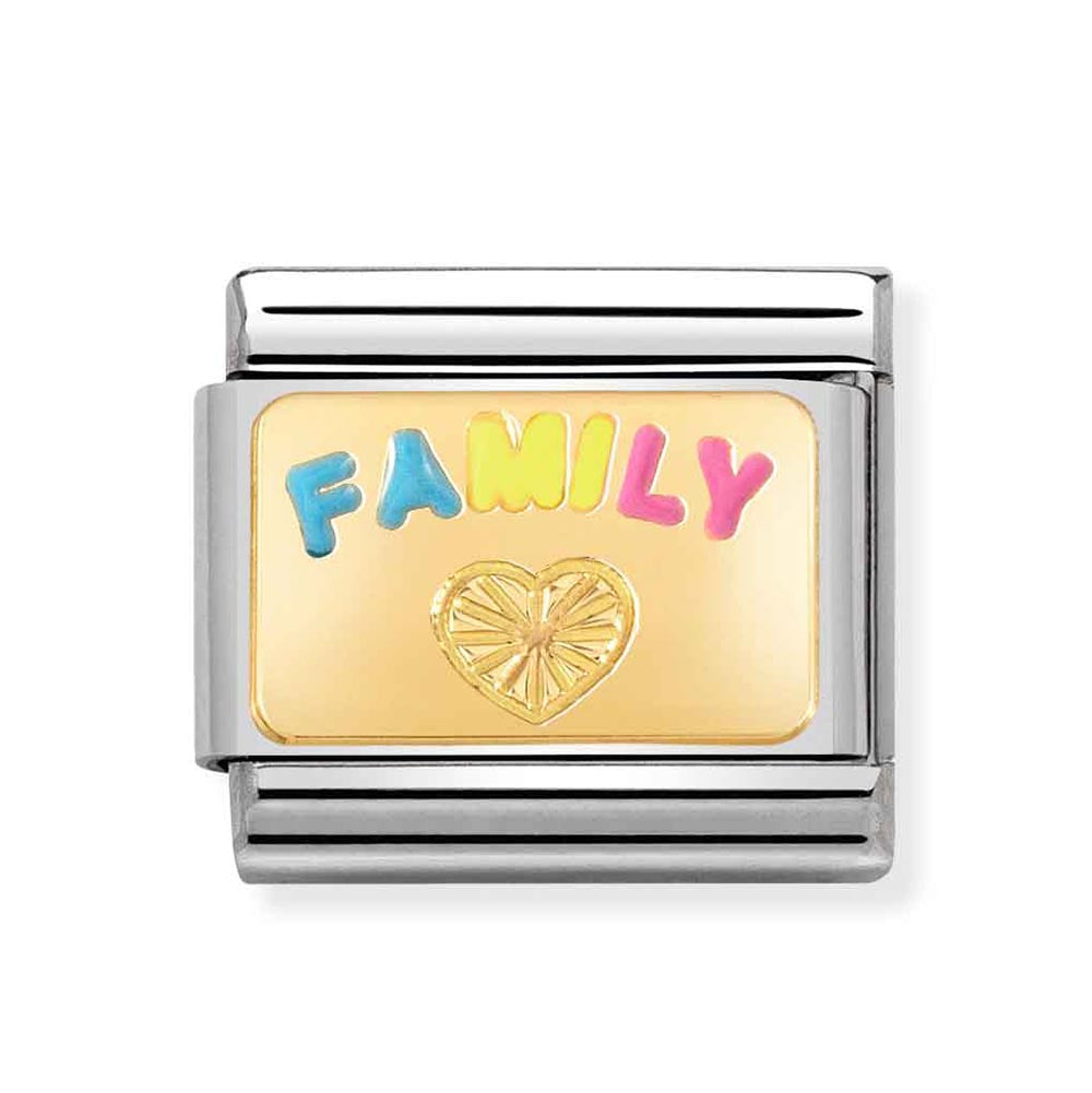 Classic Gold Family Charm