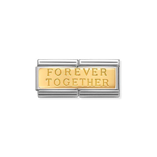 Classic Gold Double Length Forever Together Charm