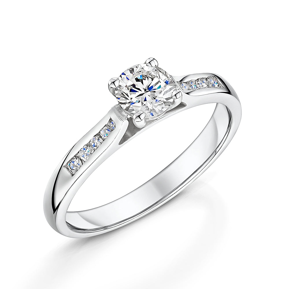 Brilliant Cut Diamond Engagement Ring 0.60cts