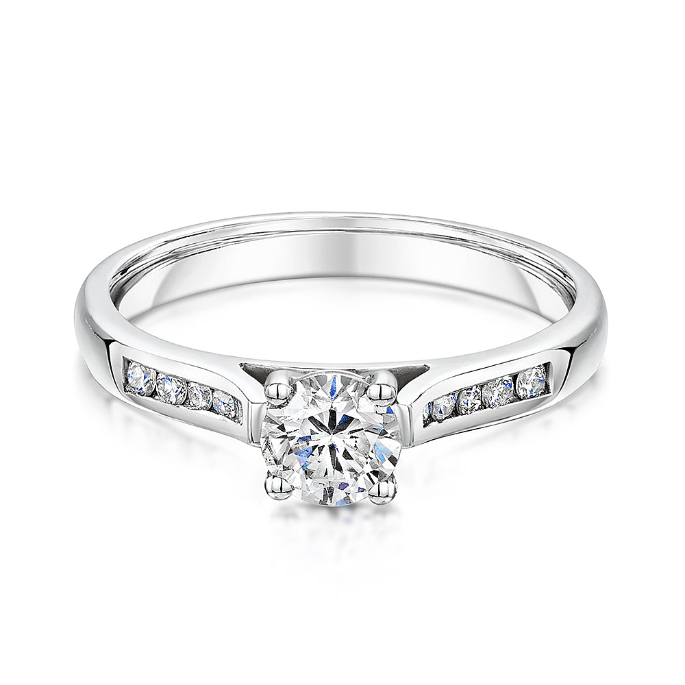 Brilliant Cut Diamond Engagement Ring 0.60cts