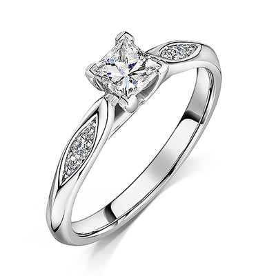 Diamond Solitaire Engagement Ring