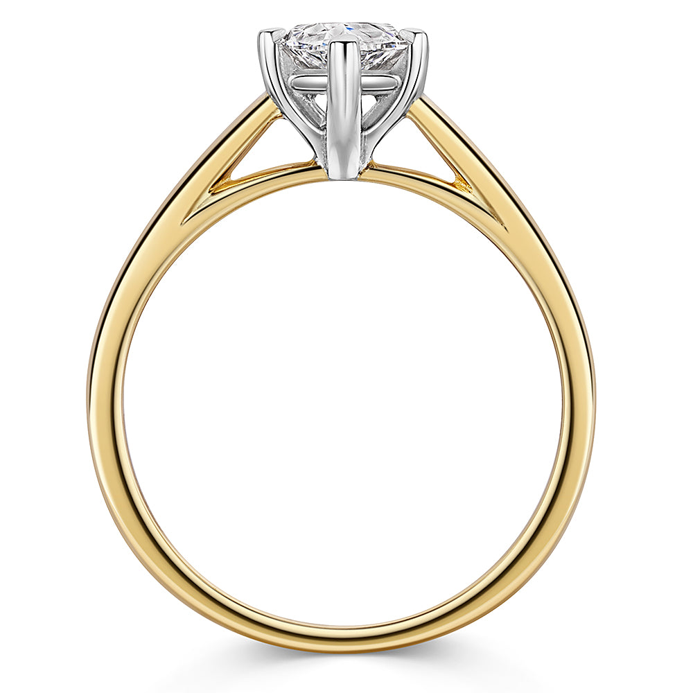Lab Grown Diamond Solitaire in 18ct Yellow Gold 1.00ct