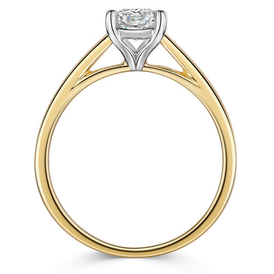 Lab Grown Diamond Solitaire in 18ct Yellow Gold 1.07ct