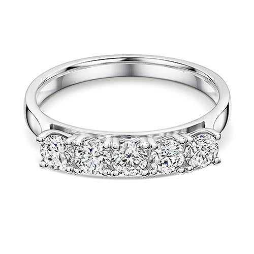 Platinum Brilliant Cut Diamond Eternity Ring 0.80cts