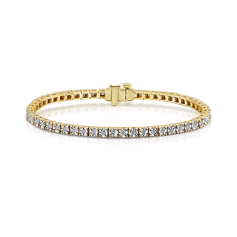 Yellow Gold Diamond Bracelet 1.00cts