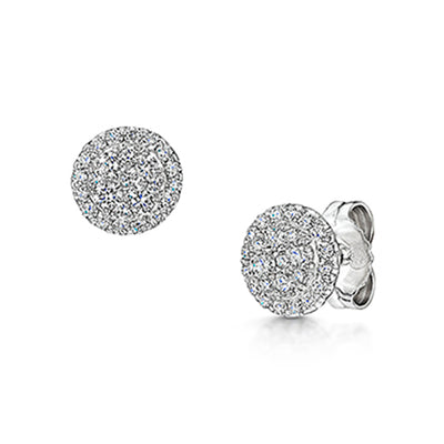 Brilliant Cut Cluster Earrings 0.33cts