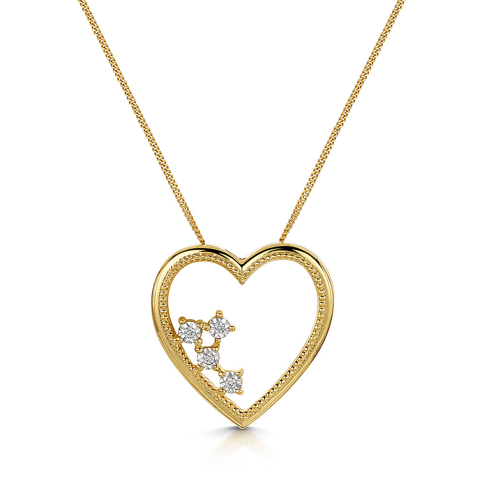 Diamond Heart Pendant