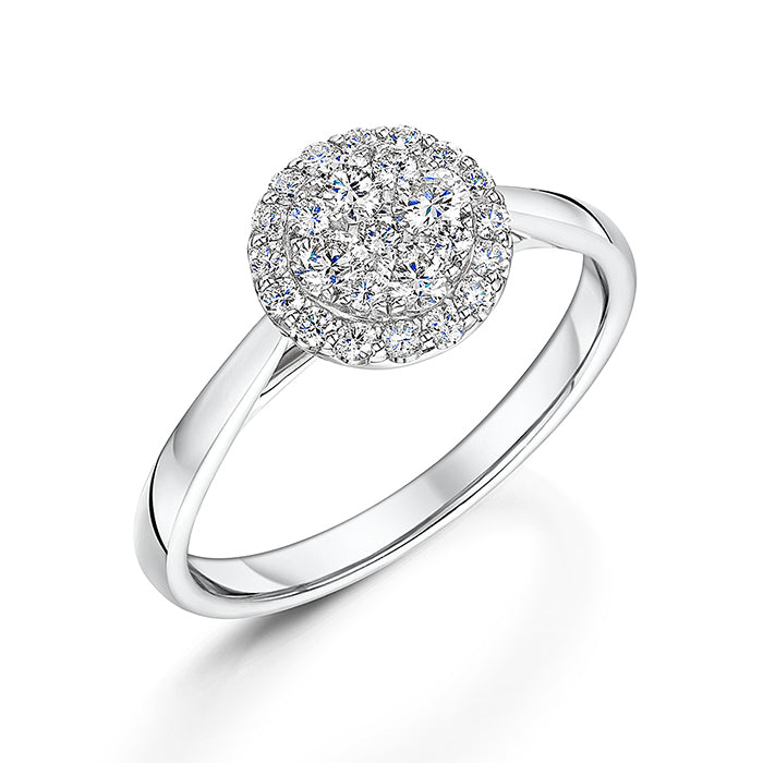 Brilliant Cut Diamond Engagement Ring 0.50cts