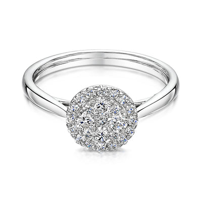 Brilliant Cut Diamond Engagement Ring 0.50cts