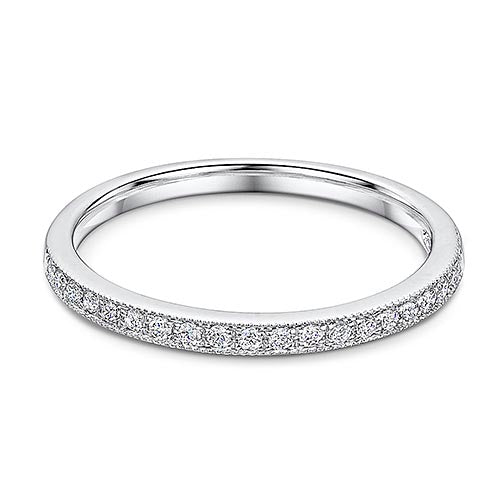 Platinum Channel Set Diamond Eternity Ring 0.15cts