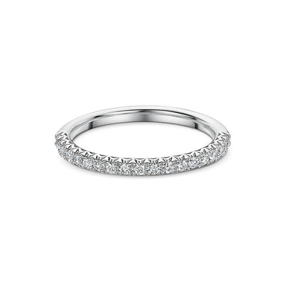 Platinum Claw Set Diamond Eternity Ring 0.25cts