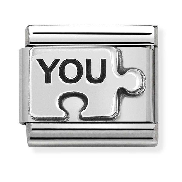 Silvershine You Jigsaw Piece Charm