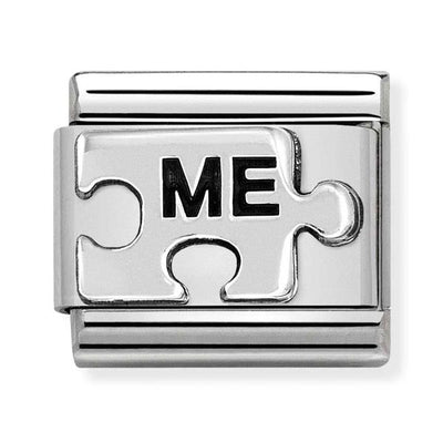 Silvershine Me Jigsaw Piece Charm