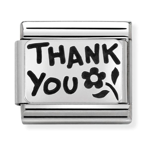 Silvershine Thank You Charm