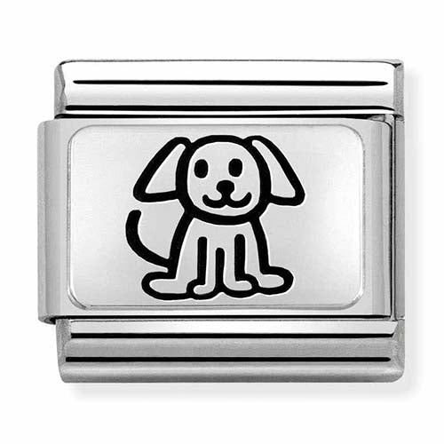 Silvershine Family Dog Charm