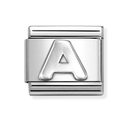 Silvershine Initial "A" Charm