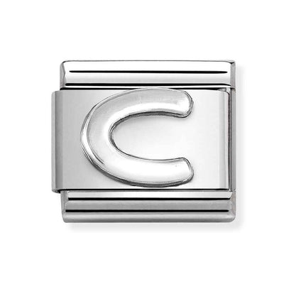 Silvershine Initial "C" Charm