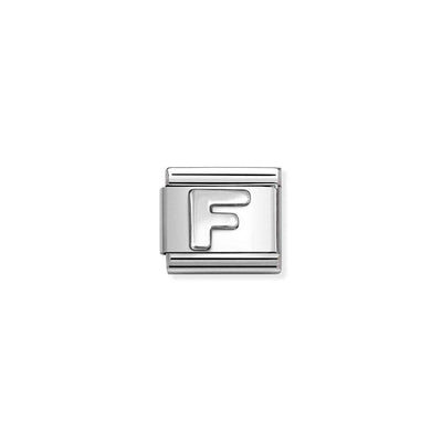 Silvershine Initial "F" Charm