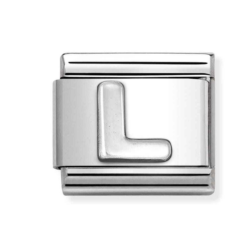 Silvershine Initial "L" Charm