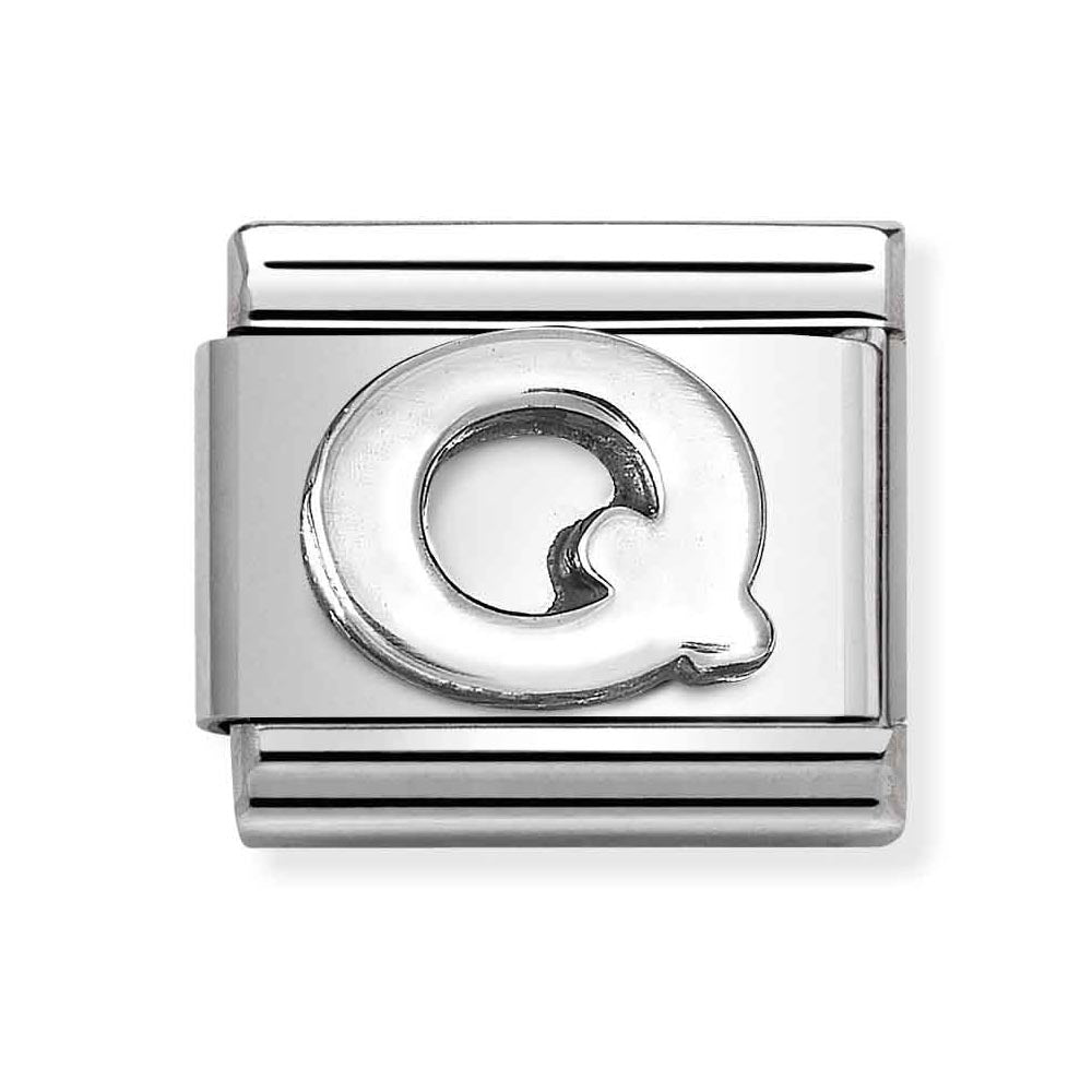 Silvershine Initial "Q" Charm
