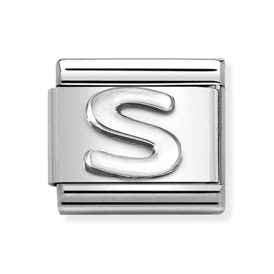 Silvershine Initial "S" Charm