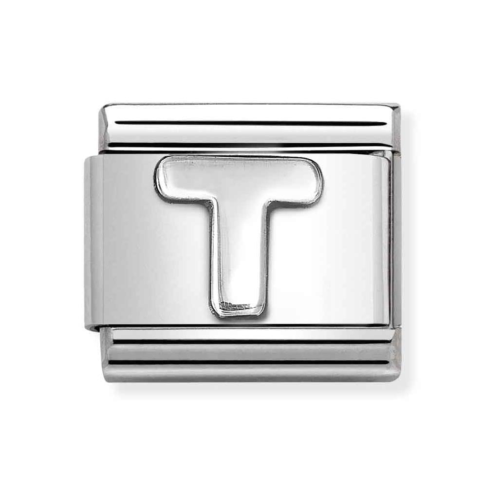 Silvershine Initial "T" Charm