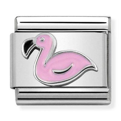Nomination Enamel Pink Flamingo Charm