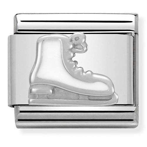 Silvershine Christmas Ice Skate Charm