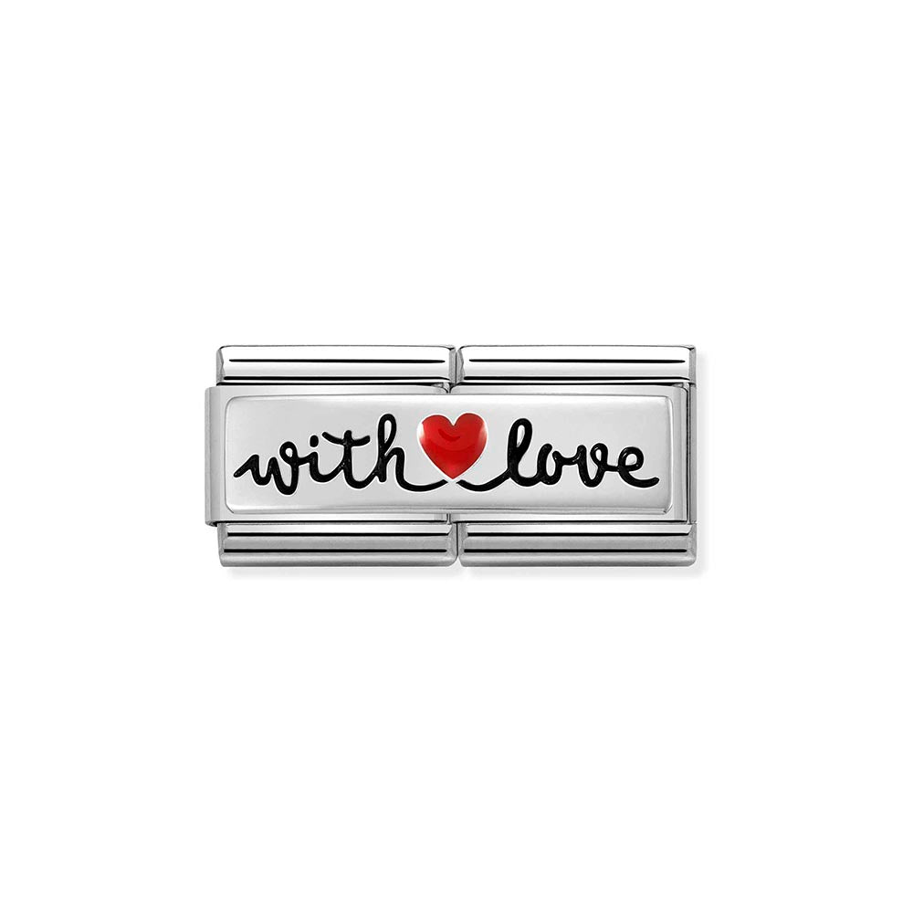 Silvershine With Love Double Charm