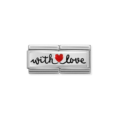 Silvershine With Love Double Charm