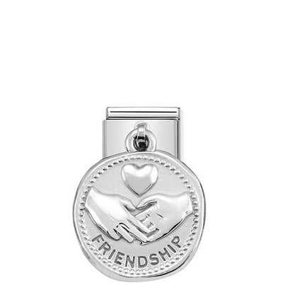 Silvershine Friendship Drop Charm