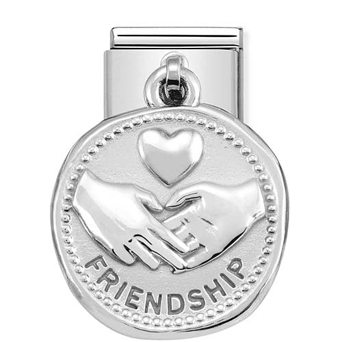 Silvershine Friendship Drop Charm