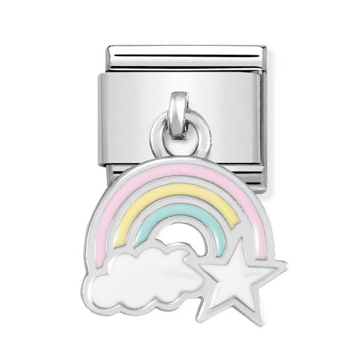 Silvershine Rainbow Drop Charm