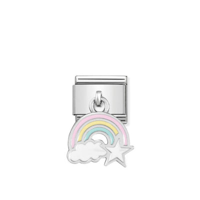 Silvershine Rainbow Drop Charm