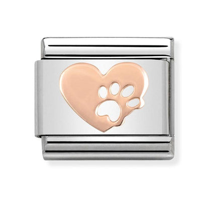 Nomination Heart & Paw Charm