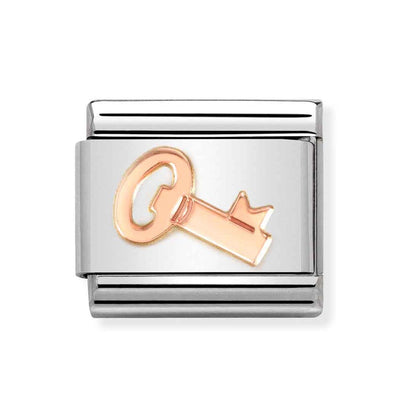 Nomination Rose Gold Key Charm