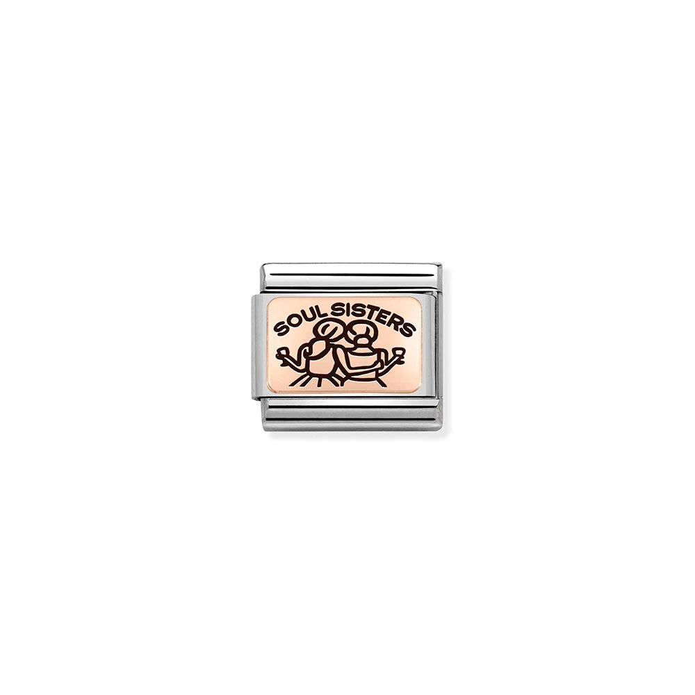 Nomination Rose Gold Soul Sisters Charm