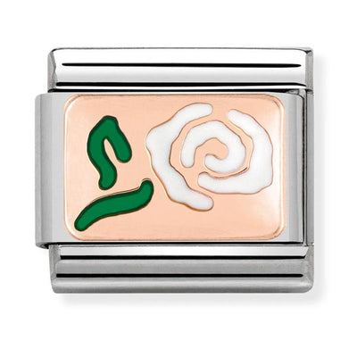 Nomination Enamel Rose Charm